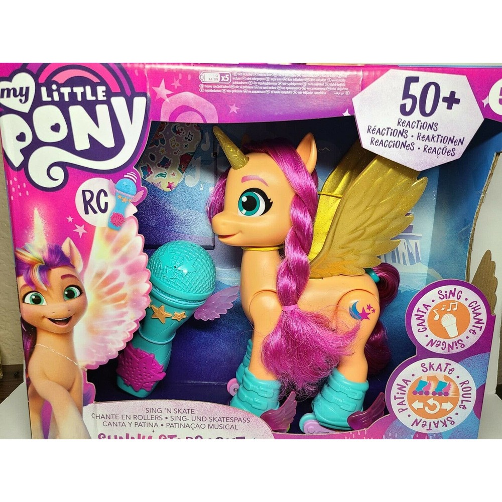 My Little Pony Sunny Starscout Sing ‘N Skate Dance Remote Control Mic NEW NIB